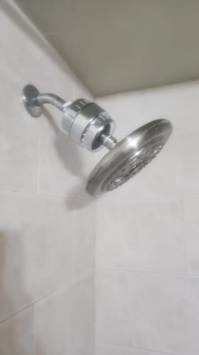 Customer photo review of Tubo™ Shower filter