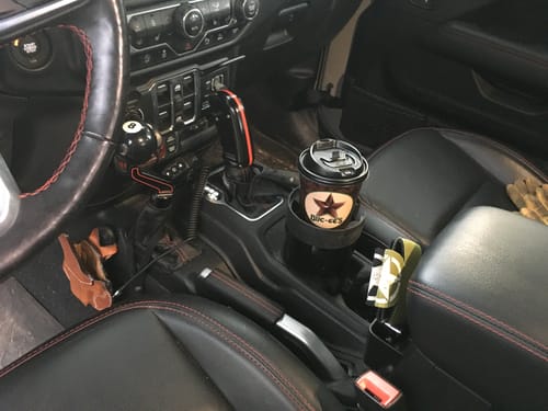 Customer photo review of Jeep JL or JT Street Flow Shifter Handle