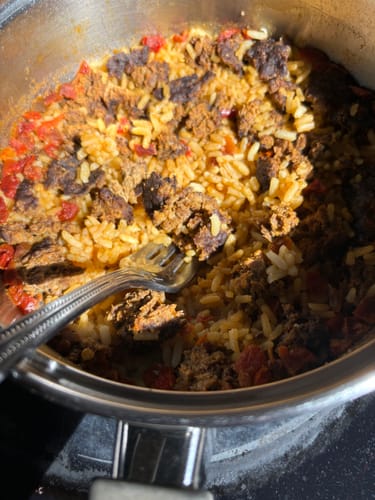 Customer photo review of Elk Burger Patties