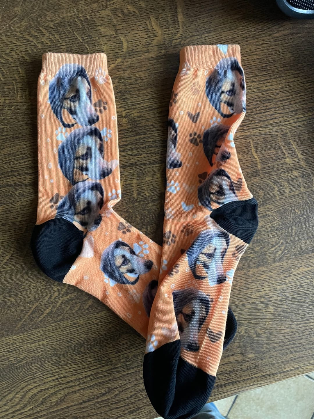 Customer photo review of Foto - Calcetines personalizados