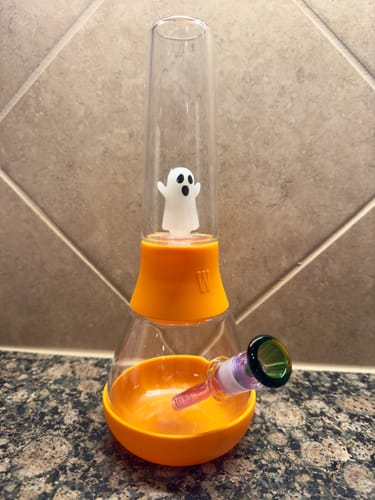 Customer photo review of Bong Percolator Tube - Spooky Ghost 👻