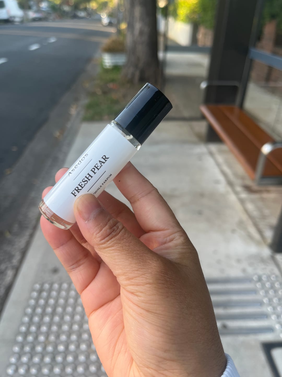 Customer photo review of FRESH PEAR PERFUME OIL