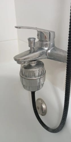 Customer photo review of Tubo™ Shower filter
