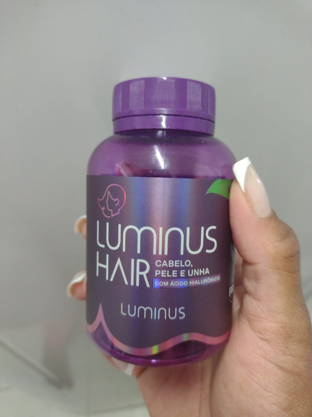 Customer photo review of Luminus Hair Caps