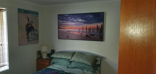 Customer photo review of By the Beach at Willunga - Shadow Framed Art - CNL373