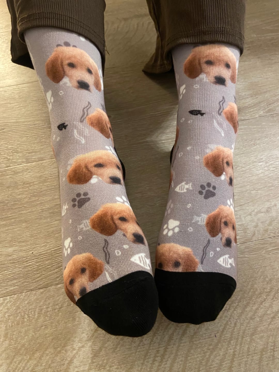 Customer photo review of Foto - Calcetines personalizados