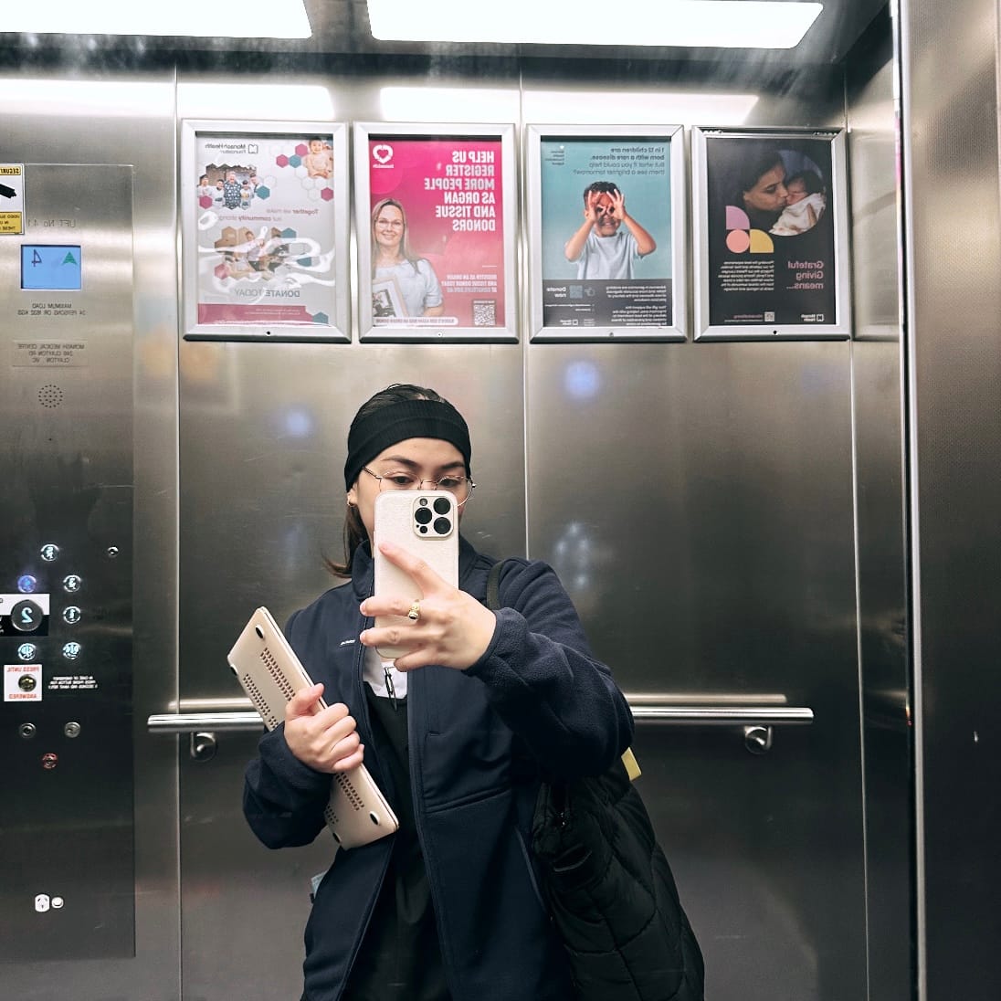 Customer photo review of SLTech™️ Women's Fleece Jacket - Navy