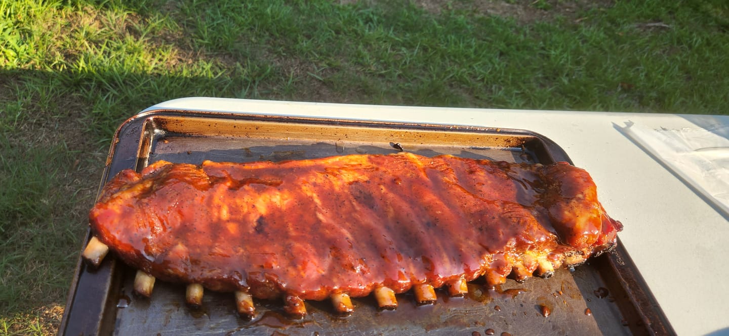 Customer photo review of Apple Habanero BBQ Glaze