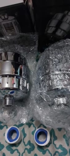 Customer photo review of Tubo™ Shower filter