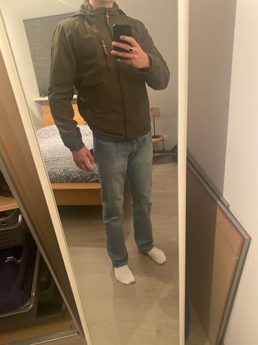 Customer photo review of Varsity-jacket - Outdoor - 100% Water- en winddicht - Tussenjas