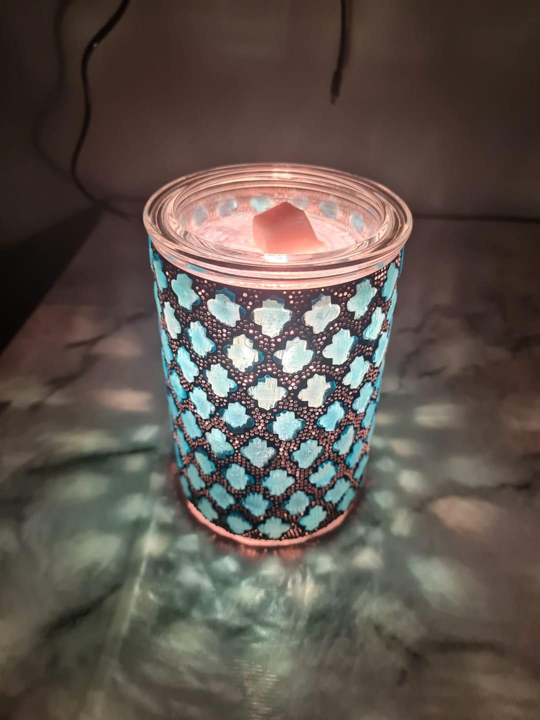 Customer photo review of Cashmere Oud Wax Melts