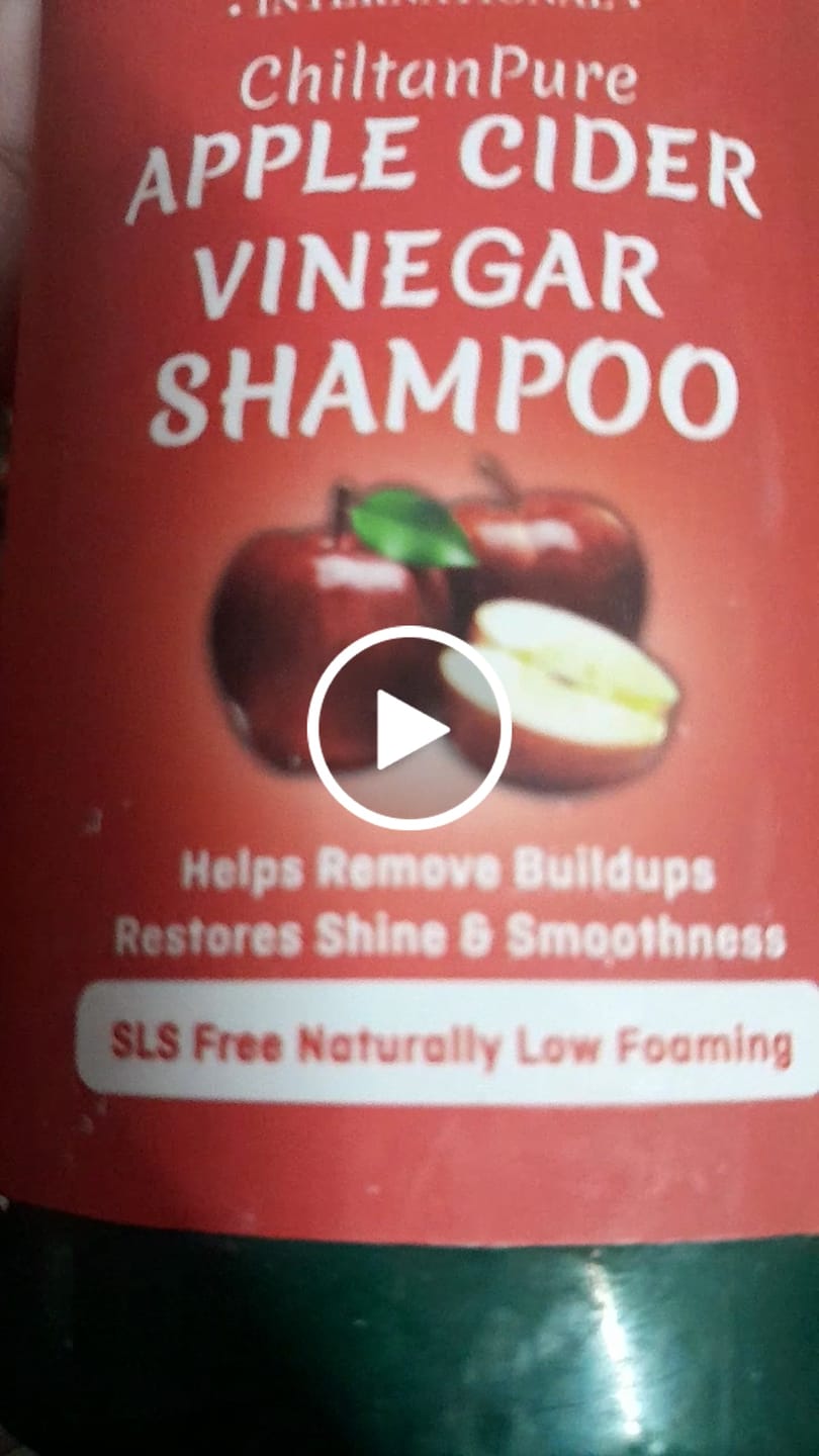 Customer video review of Apple Cider Vinegar Shampoo – Enhance Hair Shine, Balance PH Level of Hair, Promote Hair Growth & Strengthen Hair Follicles