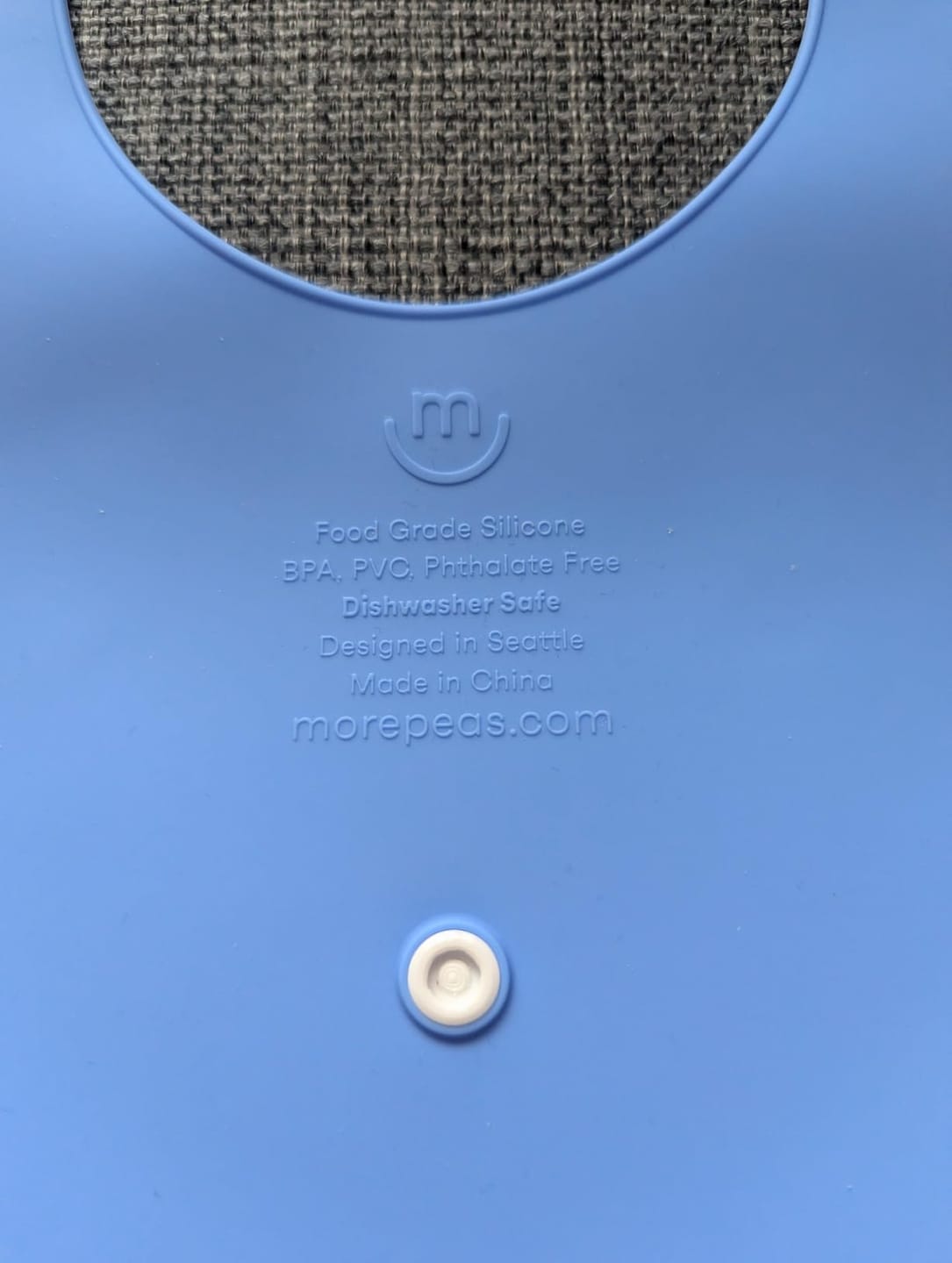 Customer photo review of Roll & Snap Bib
