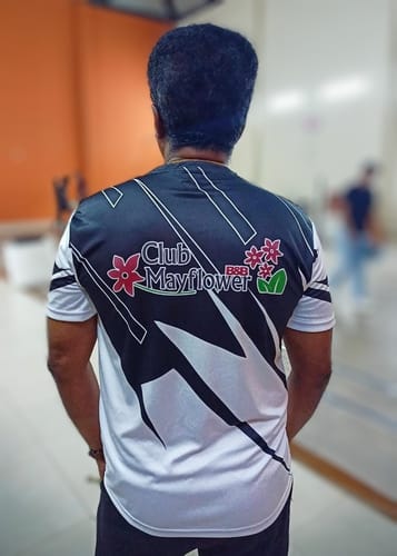 Customer photo review of Customized Men's Sports Jersey