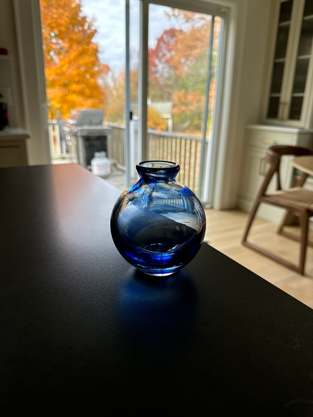 Customer photo review of Breaking Glass Keepsake Vase