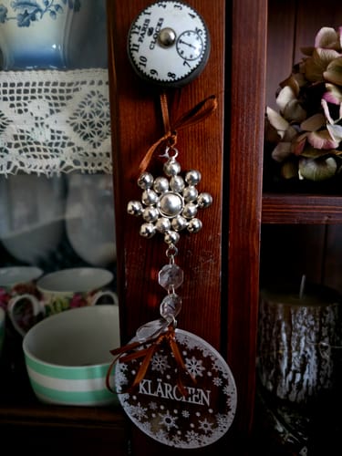 Customer photo review of Weihnachtsdeko mit Schneeflocken