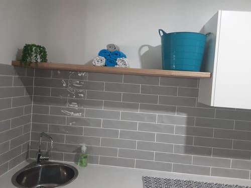 Customer photo review of Floating Shelf Bracket 650mm