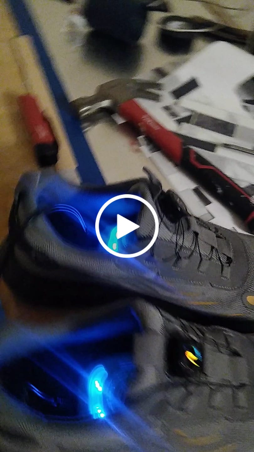 Customer video review of Maven Knob Lacing Lightweight Steel Toe Work Sneakers