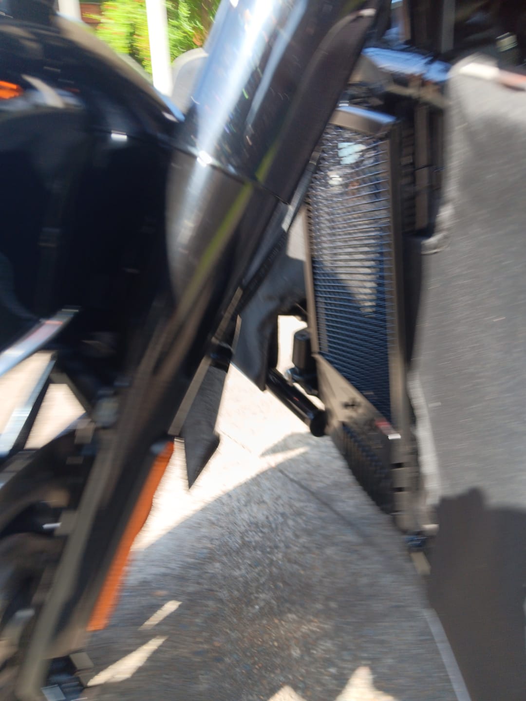 Customer photo review of Harley Davidson Softail Range 2018-2024 Oil Cooler Guard