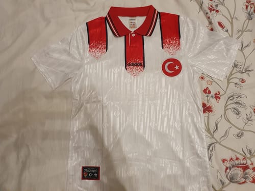 Customer photo review of Türkiye Turkey Retro Beyaz Özel Forma Football Jersey Maglia Trikot Maillot