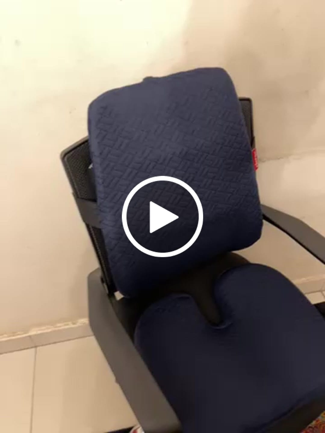 Customer video review of Ruf- Full back Support Pillow