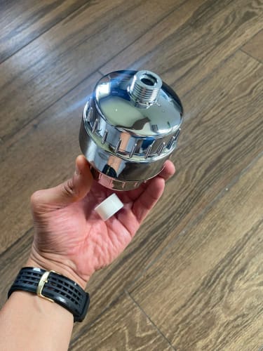 Customer photo review of Tubo™ Shower filter