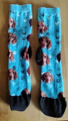 Customer photo review of Foto - Calcetines personalizados