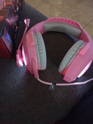 Customer photo review of Audífonos Gamer Alámbricos On ear | STF Beast Muspell Tournament | Videojuegos Xbox Switch PC Sonido estereo Rosa