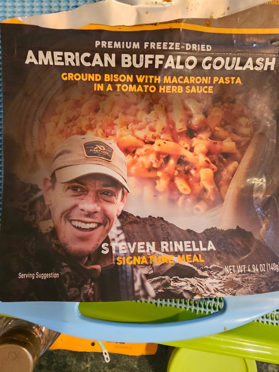 Customer photo review of MeatEater American Buffalo Goulash