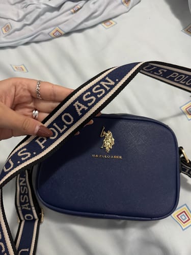 Customer photo review of CLASSIC ZIP CROSSBODY BAG (Navy)