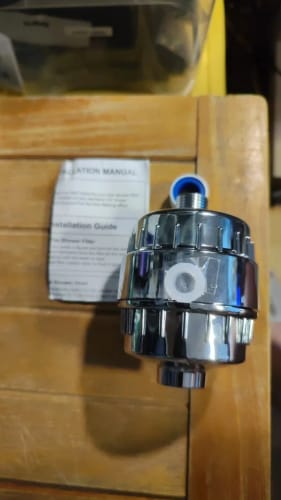 Customer photo review of Tubo™ Shower filter
