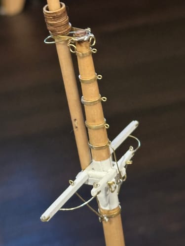 Customer photo review of Detail Associates 2507 Round Brass Wire pkg(4) -- .022" Diameter (HO Scale 1-1/2"; N Scale 3-1/2"), Scales O/HO/N