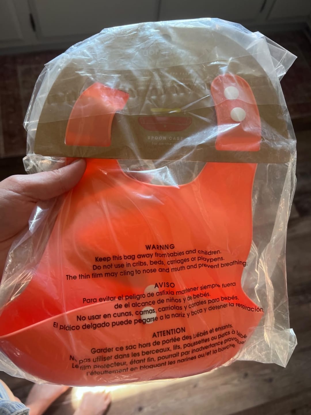 Customer photo review of Roll & Snap Bib