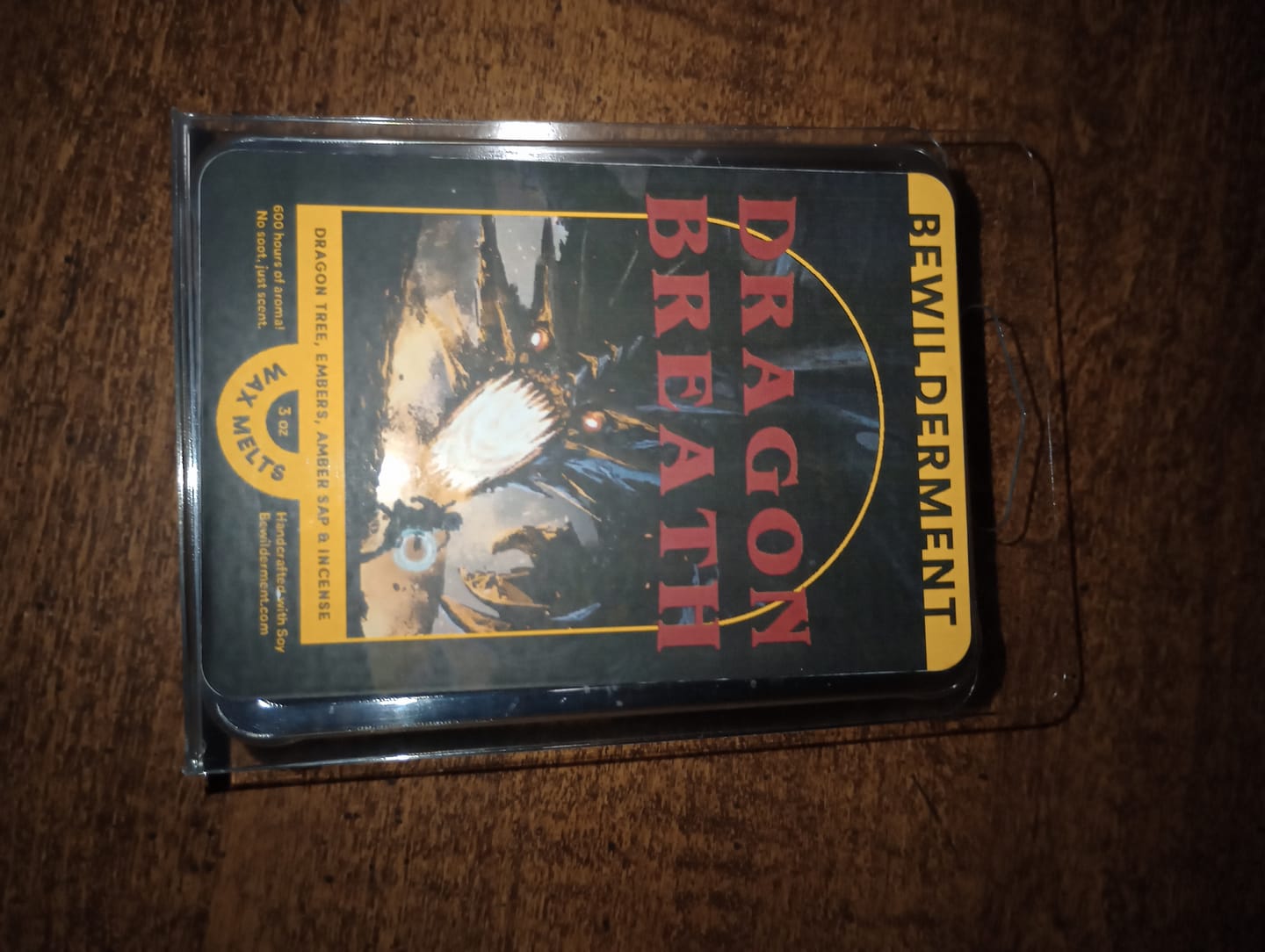 Customer photo review of Dragon Breath Wax Melts