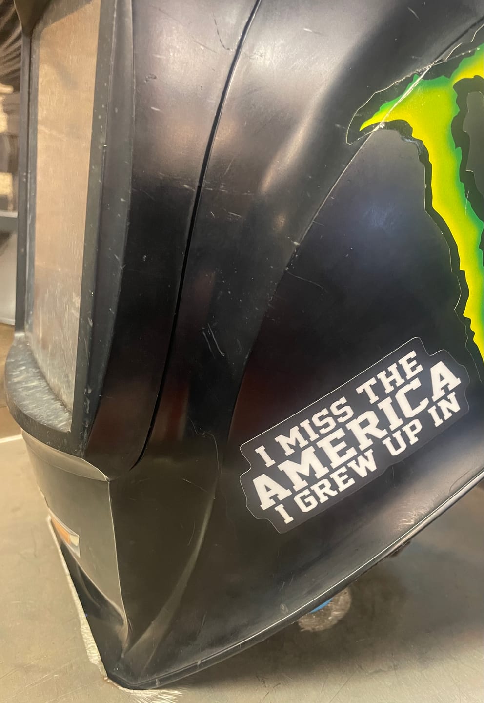 Customer photo review of I Miss The America I Grew Up In Decal