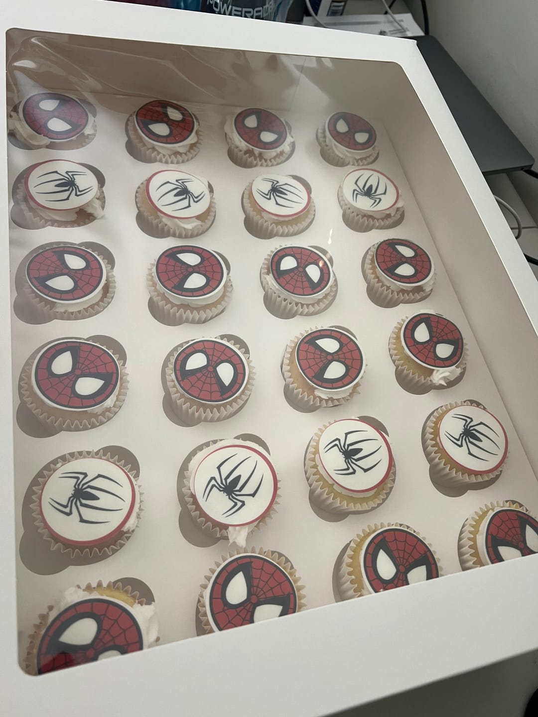Customer photo review of Spiderman – Edible Icing Images