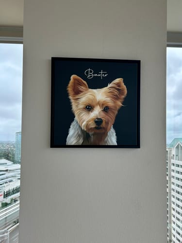 Customer photo review of Pet Art Canvas Wrap
