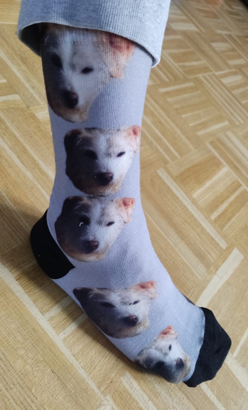 Customer photo review of Foto - Calcetines personalizados