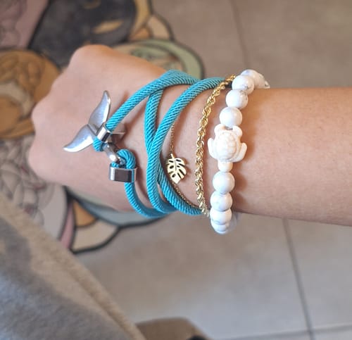 Customer photo review of Turtle Tracking Bracelet
