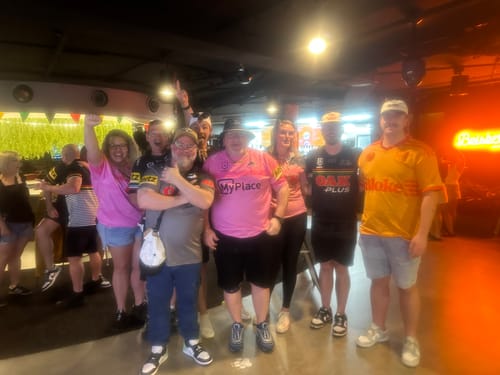 Customer photo review of 2024 Penrith Panthers Away Jersey PINK