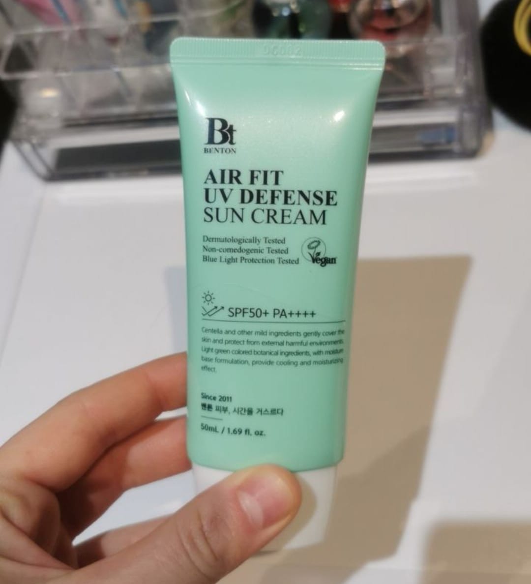 Customer photo review of Saules aizsargkrēms BENTON Air Fit UV Defense Sun
