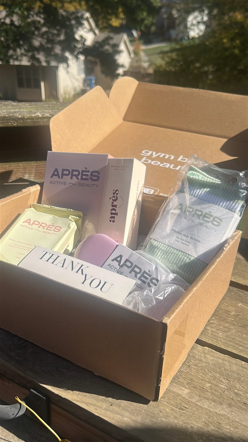 Customer photo review of Après Ski Skincare Kit