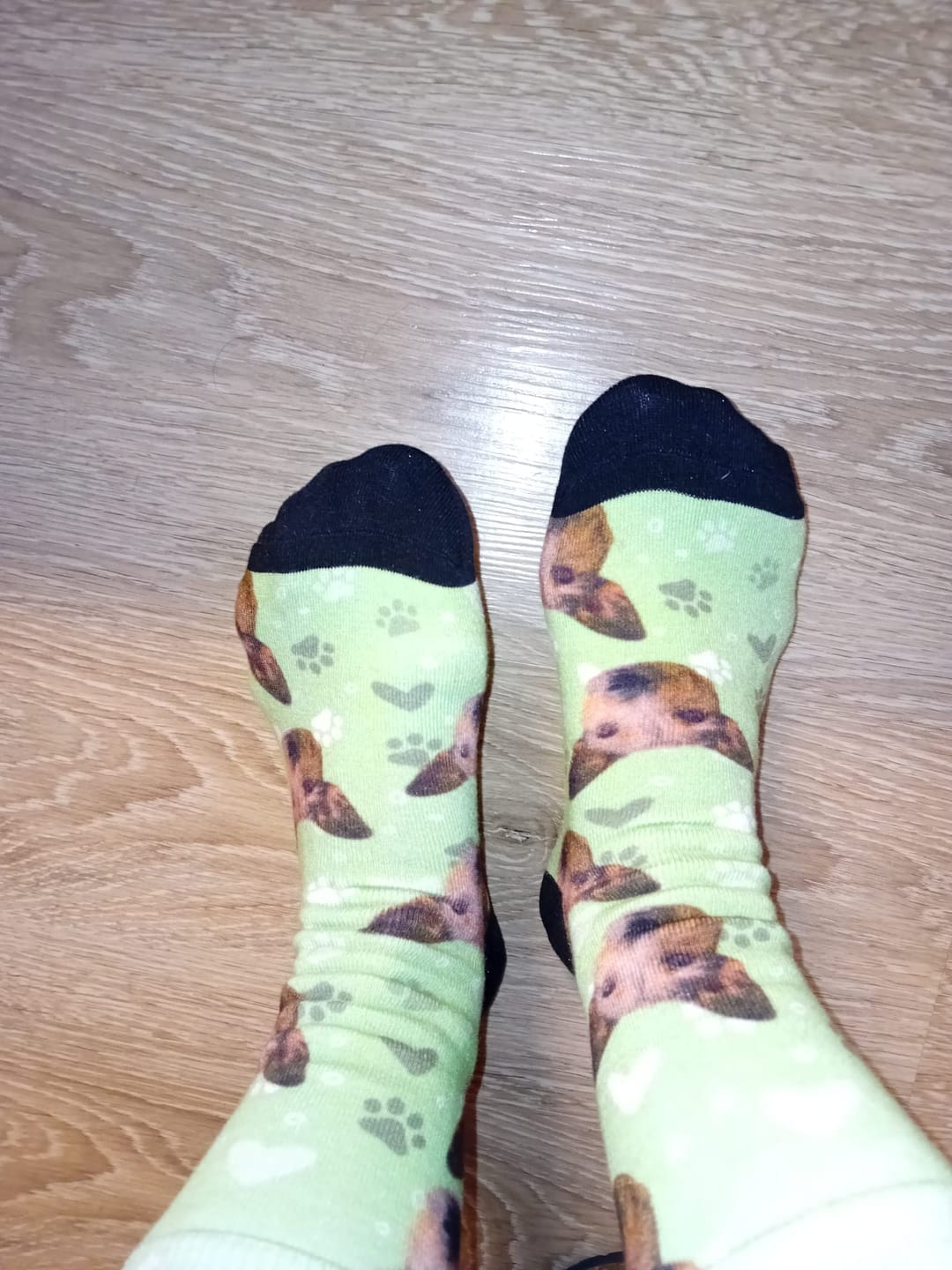 Customer photo review of Foto - Calcetines personalizados
