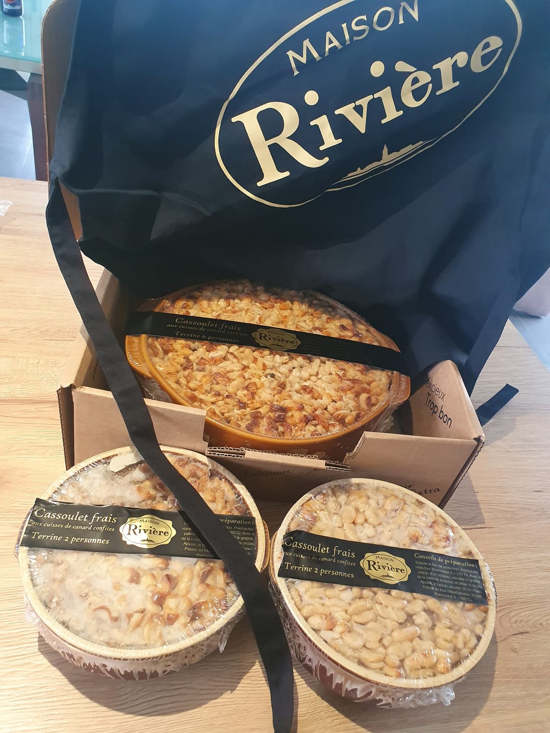 Customer photo review of Cassoulet frais au confit de canard en terrine