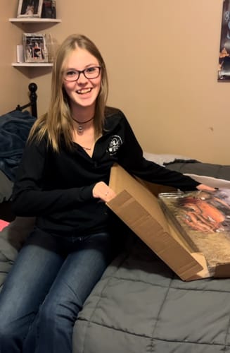 Barbara S. review of God Blessed The Broken Road Canvas Print Wall Art image 1 out of 1