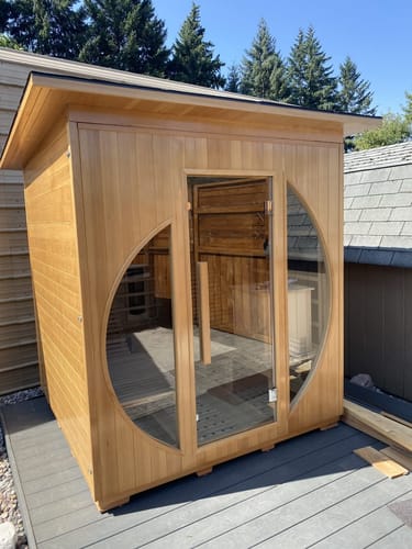 Customer photo review of Smartmak® 2 People Outdoor Infrared Sauna Room - Relax 3