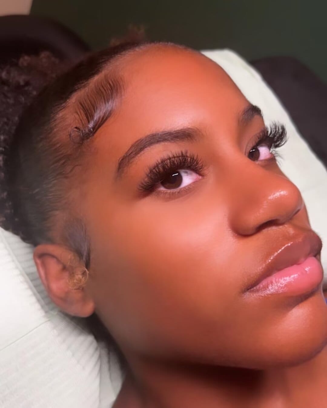Customer photo review of 7D Spike Fan Lashes