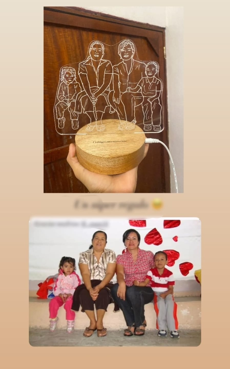 Customer photo review of Lámpara de Dibujo