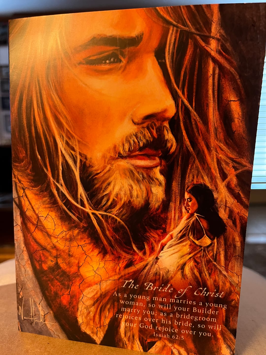 Customer photo review of The Bride of Christ Greeting Card