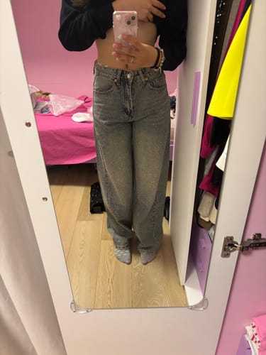 Customer photo review of Jeans Palazzo Top quality brillantinato